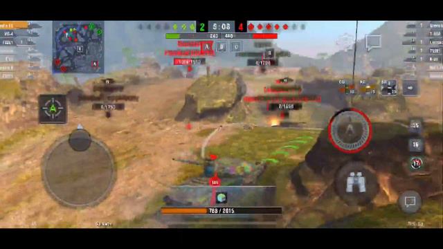 Вновь играем в РБ. Попытка сделать 4600. WoT Blitz смотреть онлайн
