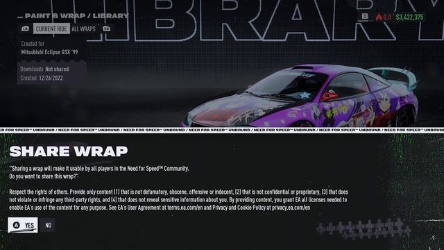 Need For Speed™ Unbound - BOOST (Mitsubishi Eclipse GSX 1999)(HD)