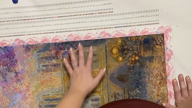 How To Work on a (Very) Large Diamond Painting Canvas | Tips & tricks for this massive 220-color ki смотреть онлайн