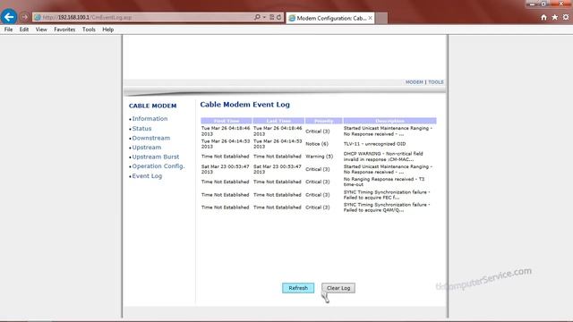 ISP Cable Modem : Login, Setting User Password & Restoring Defaults смотреть онлайн