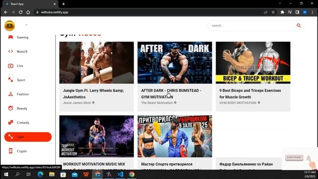 How to create YouTube Clone using React JS, Rapid API ? смотреть онлайн