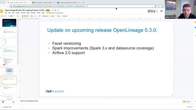 OpenLineage Community Meeting | October 13, 2021 смотреть онлайн