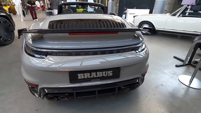 Brabus 820 Porsche 911 Carrera Turbo S Cabrio 992 all new model cabriolet walkaround + interior K41 смотреть онлайн