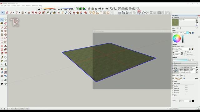 How To Make Grass Material + Fur - Sketchup Vray Next tutorial смотреть онлайн