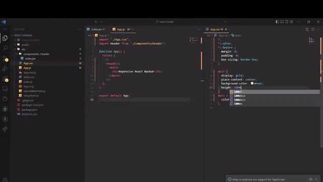Navbar in ReactJs смотреть онлайн