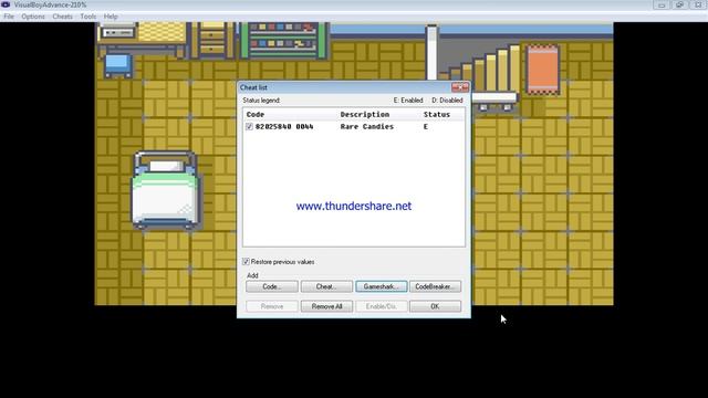 Pokemon Fire Red Rare Candy Game shark cheat code proof! смотреть онлайн