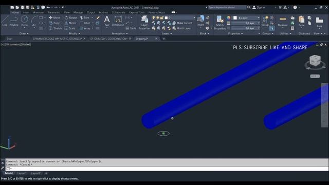 3DPOLY & SWEEP COMMANDS | BASIC AUTOCAD TUTORIAL 101 смотреть онлайн