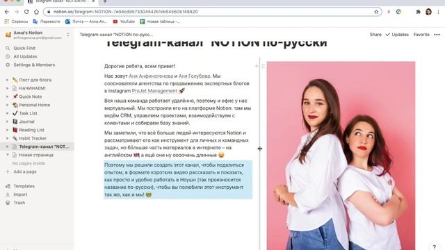 Как красиво оформить страницу в Notion смотреть онлайн