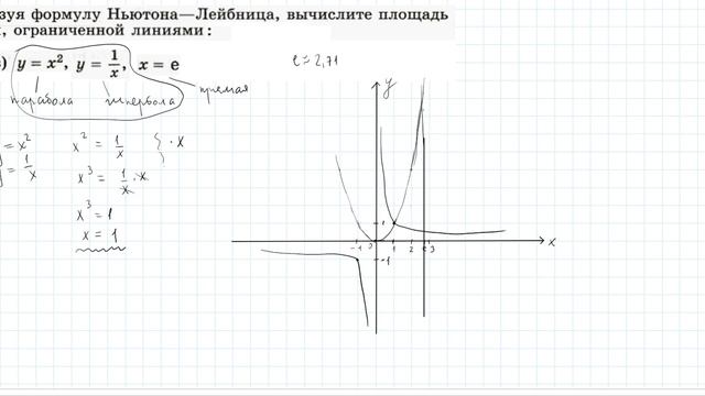 Вычисление площади плоской фигуры - 3 смотреть онлайн
