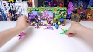 ЛЕГО МАЙНКРАФТ СТИВ ГИГАНТ и ЛЫСАЯ ВЕДЬМА