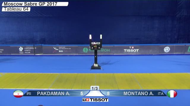 FE M S Individual Moscow RUS Grand Prix 2017 T64 30 yellow MONTANO ITA vs PAKDAMAN IRI смотреть онлайн