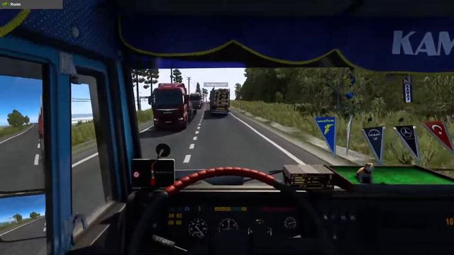 Euro Truck Simulator 2 Конвой! Суровая Россия! смотреть онлайн