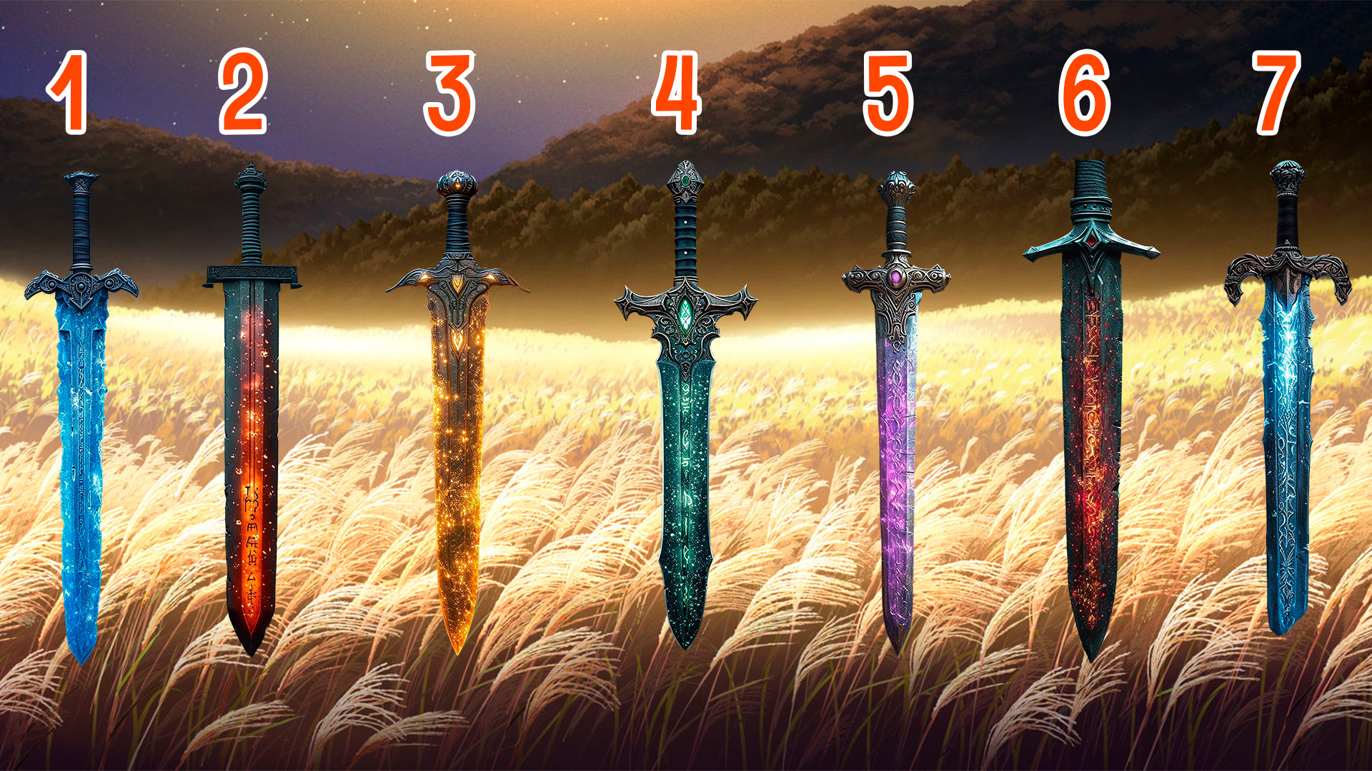 Выберите меч защитника и вы узнаете кто вас охраняет в жизни! смотреть онлайн