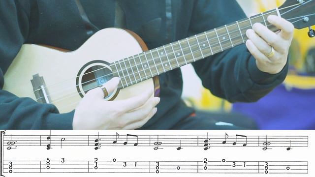 moon river ukulele fingerstyle basic.문리버 우쿨렐레 핑거스타일 기초 (tab+,악보포함) смотреть онлайн