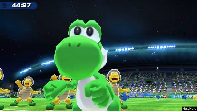 Mario Sports Superstars - Team Yoshi Vs. Team Peach смотреть онлайн