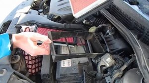 Замена воздушного фильтра Ниссан тиида