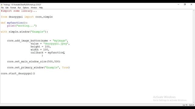 Image Button in Dear PyGui | Dear PyGui Tutorial For Beginners смотреть онлайн