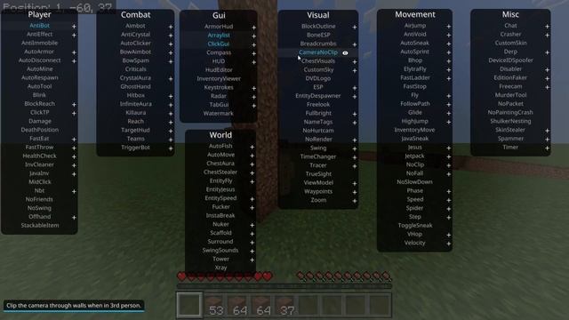 Minecraft Bedrock Edition 1.20.12 Hack Client: Horion смотреть онлайн