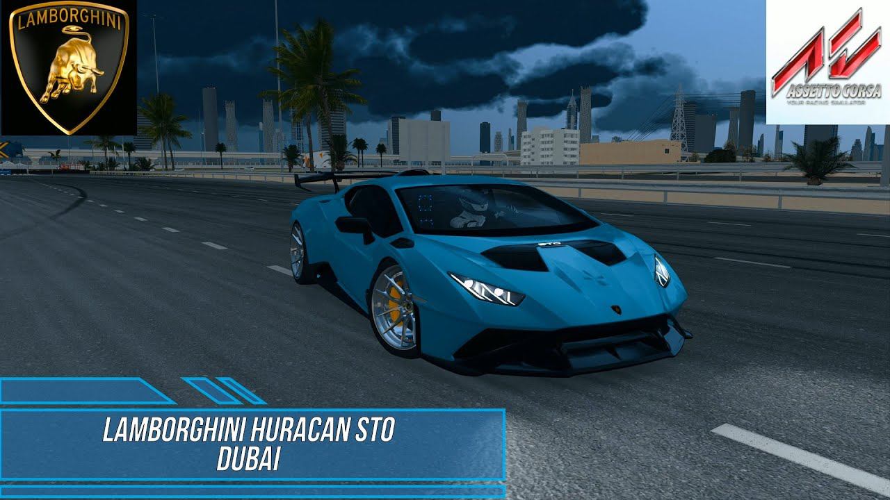 Lamborghini Huracan STO - Dubai | Assetto Corsa. смотреть онлайн