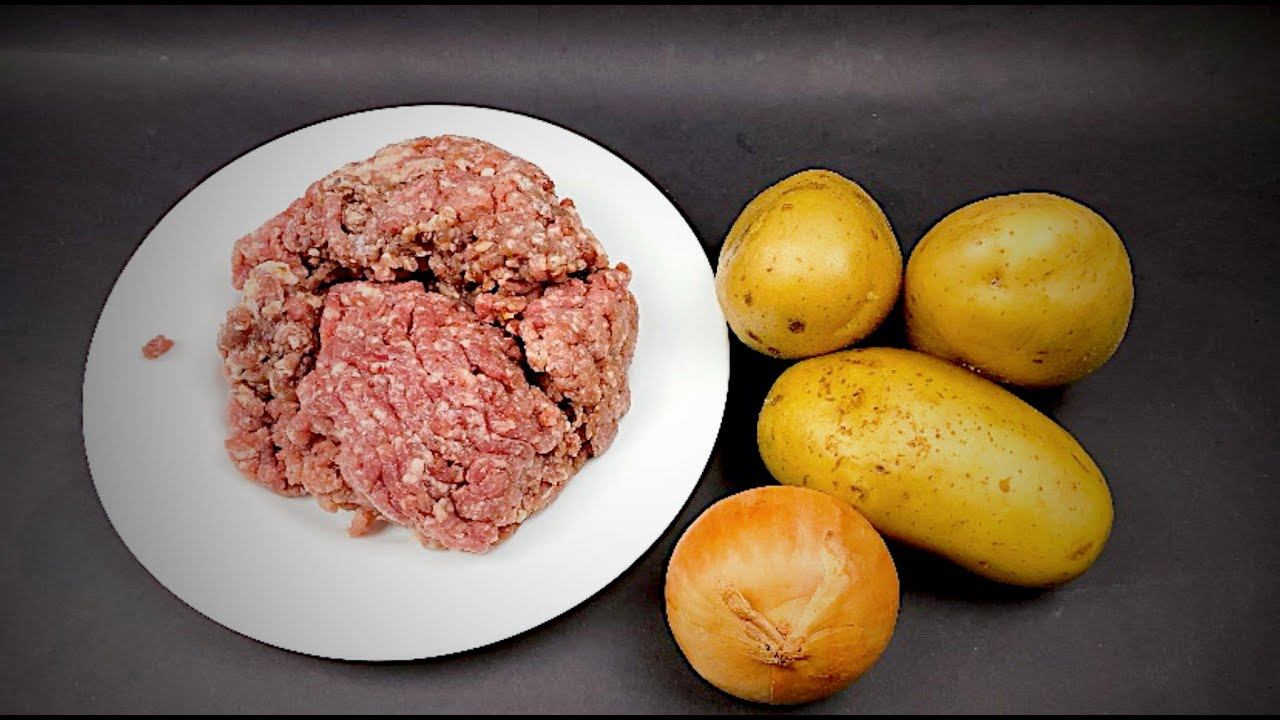 Беру ФАРШ, КАРТОФЕЛЬ И ЛУКОВИЦУ и готовлю вкусный и быстрый ужин смотреть онлайн