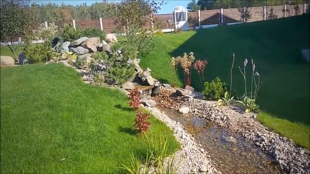 Ландшафтный дизайн и благоустройство на придомовом участке. Водная система. смотреть онлайн