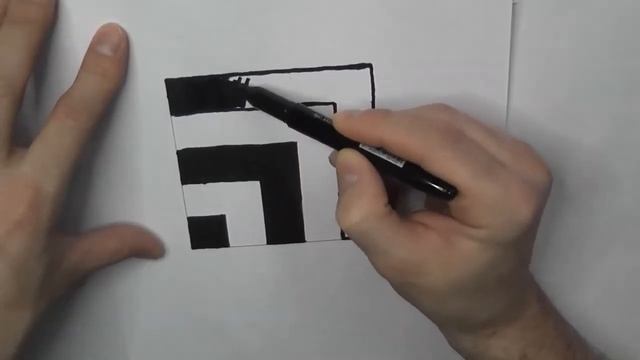 Как нарисовать 3D колодец ? Оптическая иллюзия ? смотреть онлайн