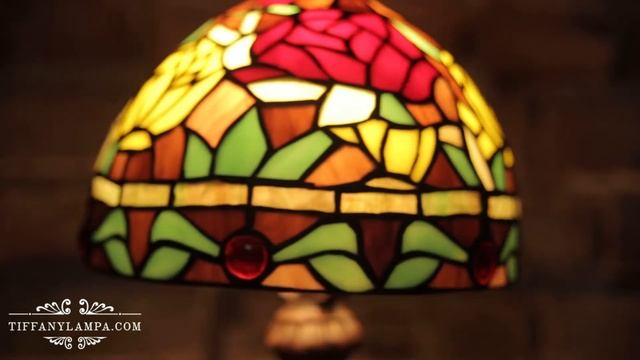 Лампа Тиффани "Гранат" - tiffanylampa.com смотреть онлайн