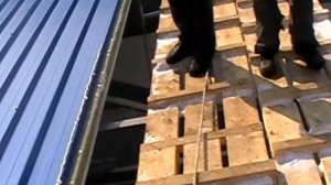 монтаж кровли сэндвич панели цэха 019.MOD