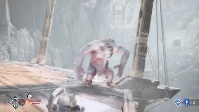 Kratos and Atreus vs Ogre and Draugur! - God of War 4 - Fast Paced Mini Boss Fight Gameplay смотреть онлайн