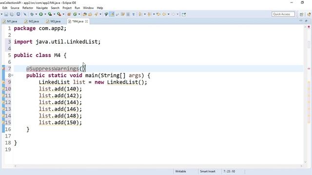 Usage of LinkedList poll() method from Queue Interface of Collection Framework смотреть онлайн