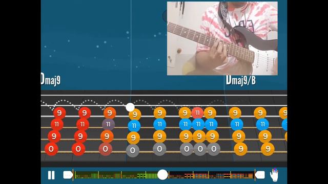 Foo fighters - Everlong (Yousician guitar riff tabs) Level 9 смотреть онлайн