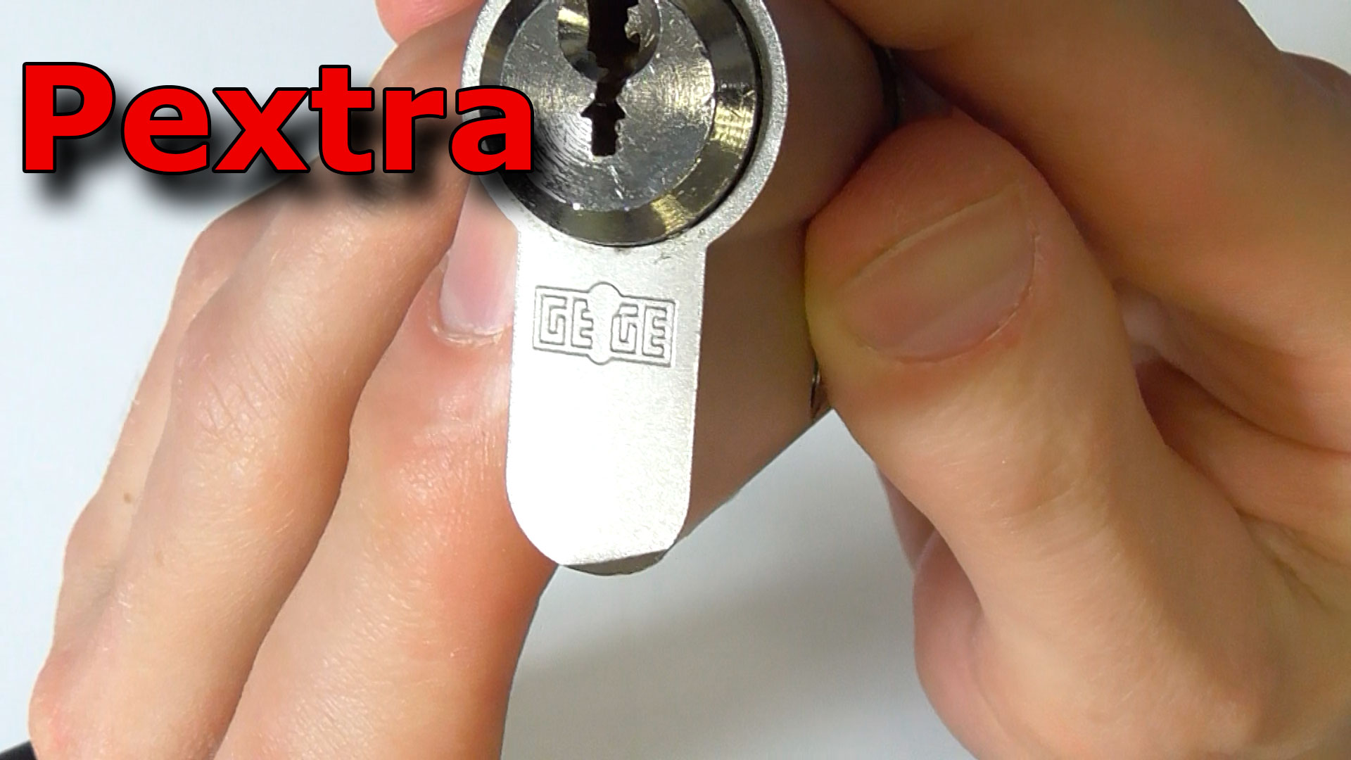 GeGe Pextra - немецкий цилиндр с английским ключом смотреть онлайн