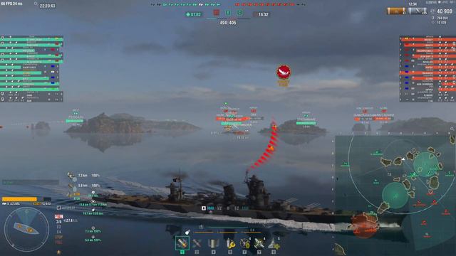 World of Warships Azuma jungernfahrt смотреть онлайн