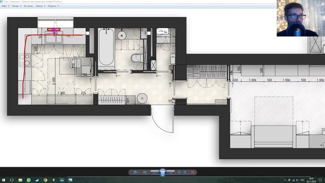 ПЛАНИРОВКА ОДНУШКИ, ЕСЛИ ПОТРЕБНОСТИ НА ТРЕШКУ | 42 м2 | Планировка однушки смотреть онлайн