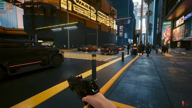 Cyberpunk 2077 Path Tracing RTX 4070 TI Ryzen 7 5700X 1440p Ultra смотреть онлайн