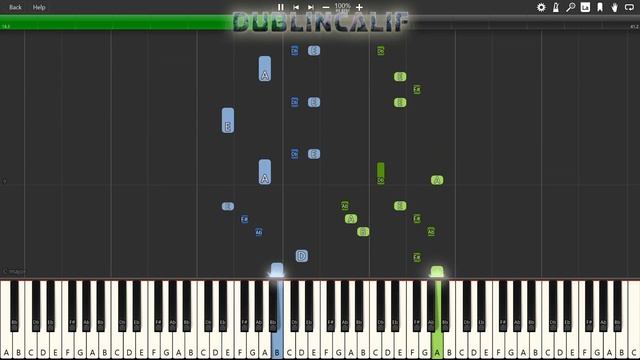 Animal Crossing New Horizons - Street Organ Theme Piano Tutorial Synthesia смотреть онлайн