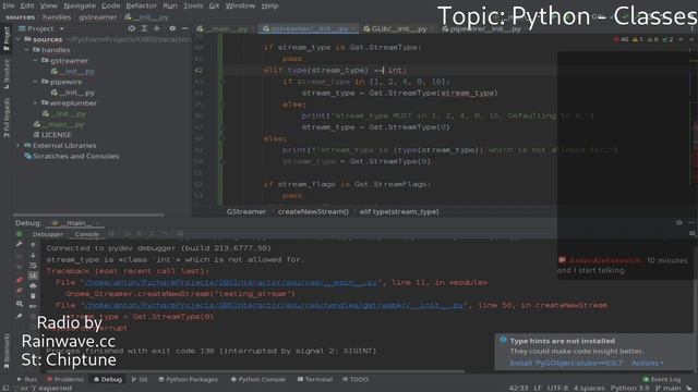 [EN] Programming day! Python. Continuing OBSInteractor. смотреть онлайн