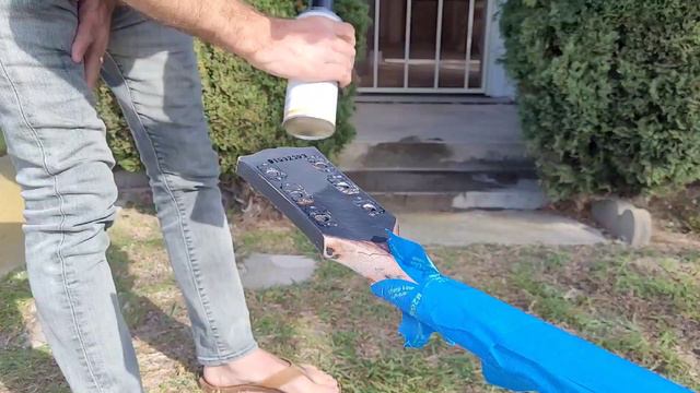 MAKING A STINGER on a broken Les Paul! Headstock restoration! смотреть онлайн