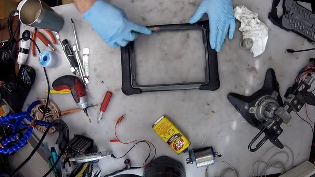 Replacing broken digitizer tablet screen on a AUTEL MAXISYS ELITE diagnostic scanner смотреть онлайн