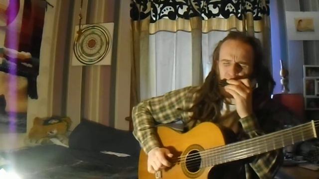 Open C tuning with Harmonica By Danaidh B смотреть онлайн