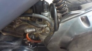 Honda tact AF31  работа двигателя