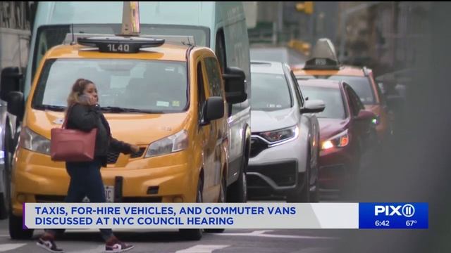 Taxis, for-hire-vehicles and commuter vans discussed at NYC Council hearing смотреть онлайн