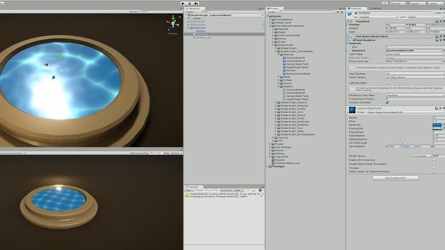 Unity Shader Graph - Cartoon Water & Foam Shader Tutorial смотреть онлайн