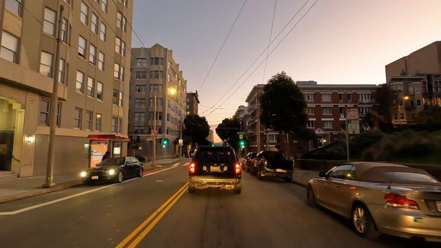 San Francisco Sunset Drive In 4K