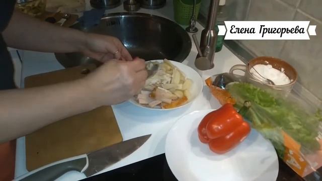 Салат с Куриной Грудкой и Груши с Болгарским Перцем смотреть онлайн