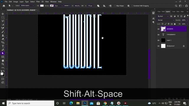 Typography Graphic Design Ideas | Photoshop Tutorial By Jpgrapie #Typography #phtoshop2021