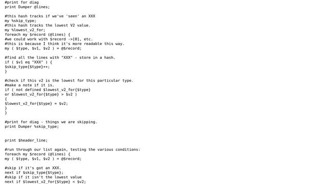 Unix & Linux: Comparing across rows in Perl (2 Solutions!!) смотреть онлайн