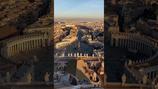 St. Peter’s Basilica - AMAZING ROOFTOP VIEWS - Vatican City - St. Peter’s Square - Dec 2022 смотреть онлайн