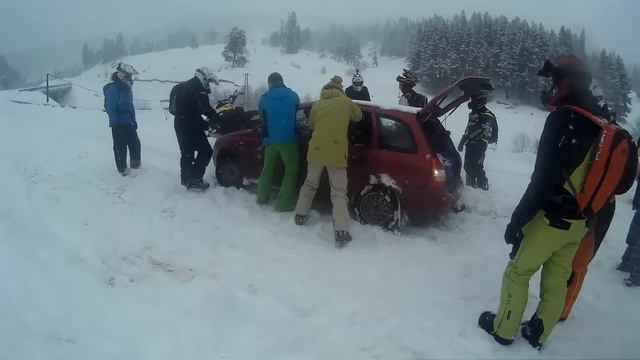 Архыз! снегоходы налители как саранча! смотреть онлайн