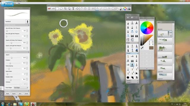 SketchBook Pro урок 15. "для школьников" смотреть онлайн